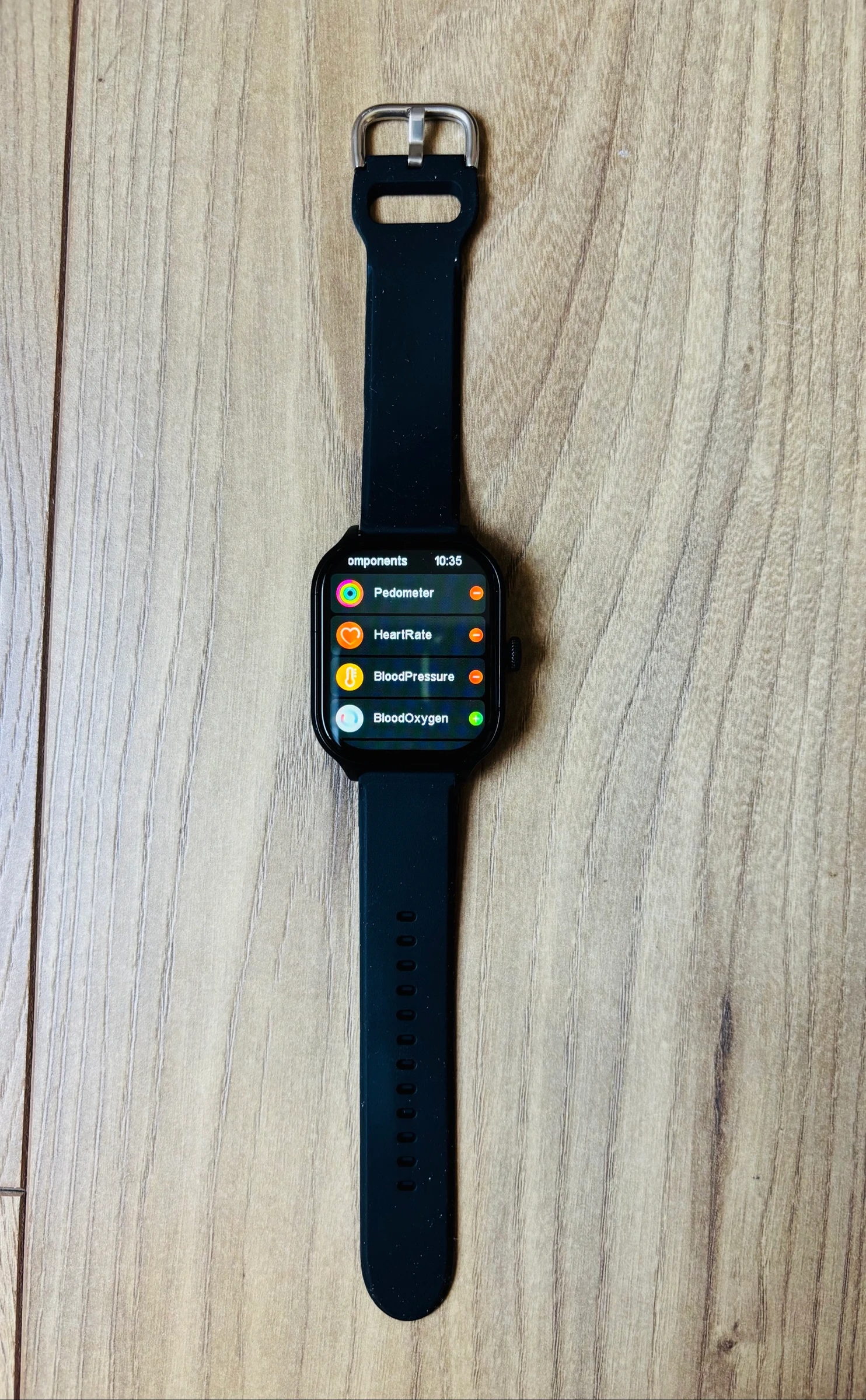 Montre connectée noire neuve H9  – photo 2